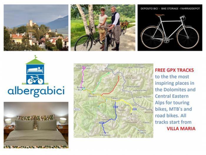 Отель Bed&Bike Bruneck - Брунико Экстерьер фото